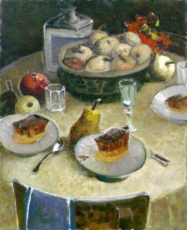 Saved. 
oil on canvas, 55x45, 2001