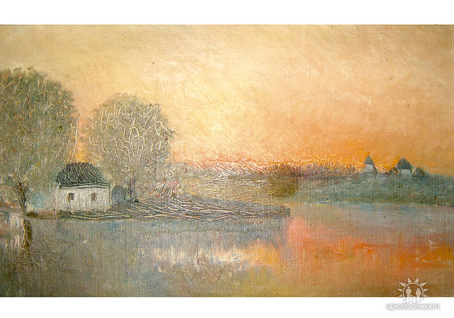 image (8) Закат. -холст.