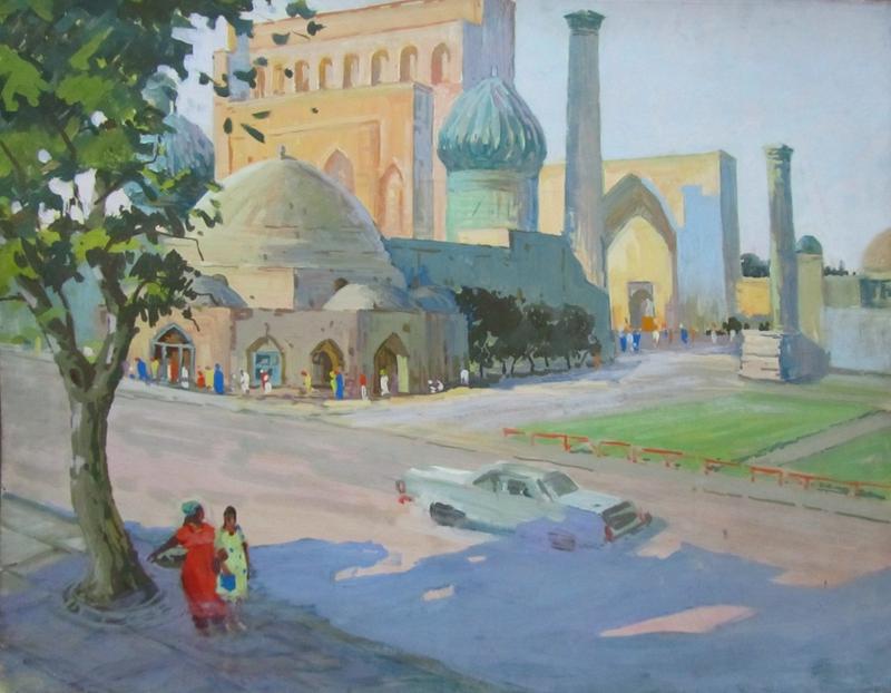 Стрибный Семен Акимович (1917 – 1977 гг.), картон, масло, 99х79, 1970-ые г.