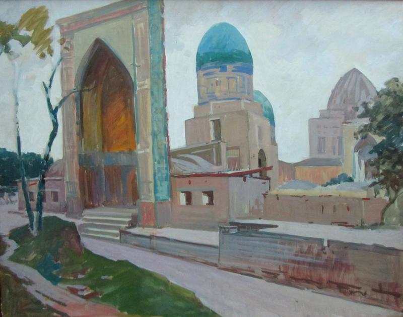 Стрибный Семен Акимович (1917 – 1977 гг.), картон ,масло, 73х93см