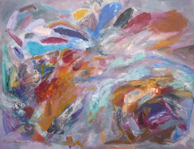 День ( Космос).
Холст, масло. 
150 х 200.
Декабрь 2015.