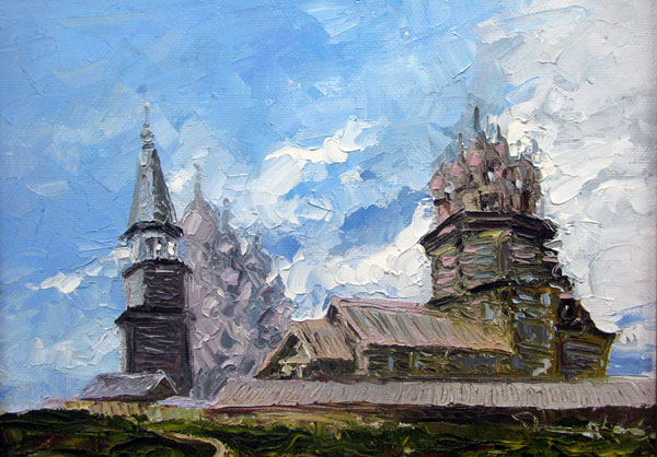 х\м Кижи 35х50.
