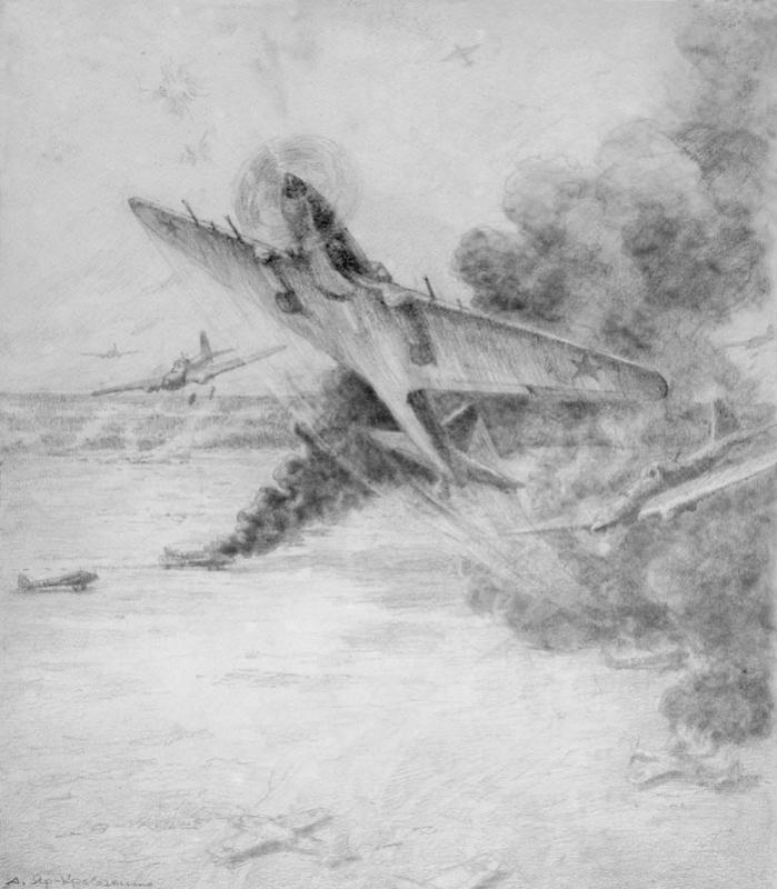 'Ground attack. Exit after the attack of attack enemy airfields 