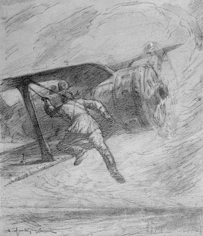 Sukhoi Civil Aircraft Squadron Captain NI Svitenko on the plane