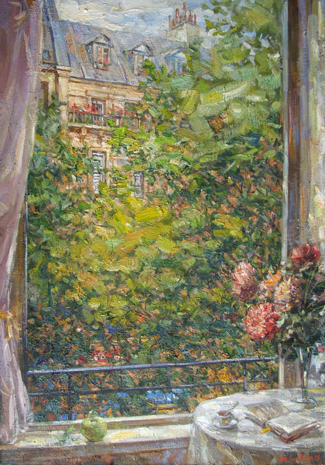 Мой Париж. 100/70см. х/м. 2007- 08 гг.