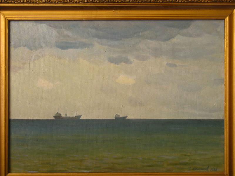 Перед штормом 1988год х.м. 70*50