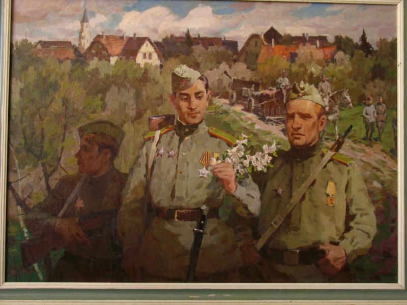 Помню я пехоту 1995год х.м 80*70