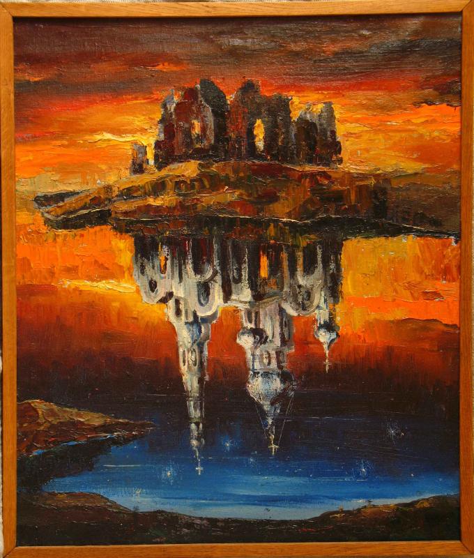 "Храм нашей памяти" Холст,масло.