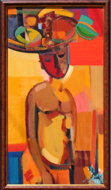 Girl Selling Fruits