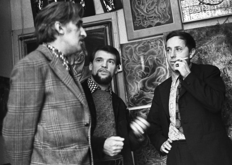 Vladimir Nemukhin, Vyacheslav Kalinin, Alexander Glezer, Cherkizovo, 1974