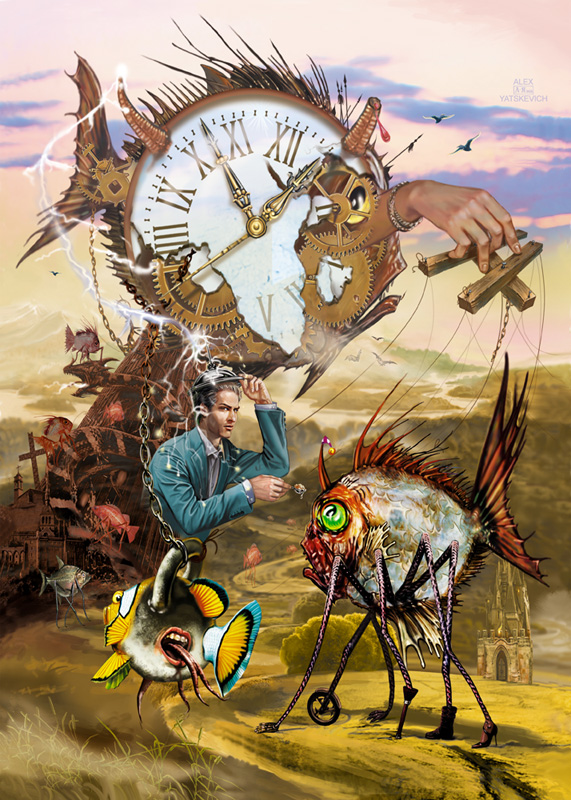 Way of fish, 60x80