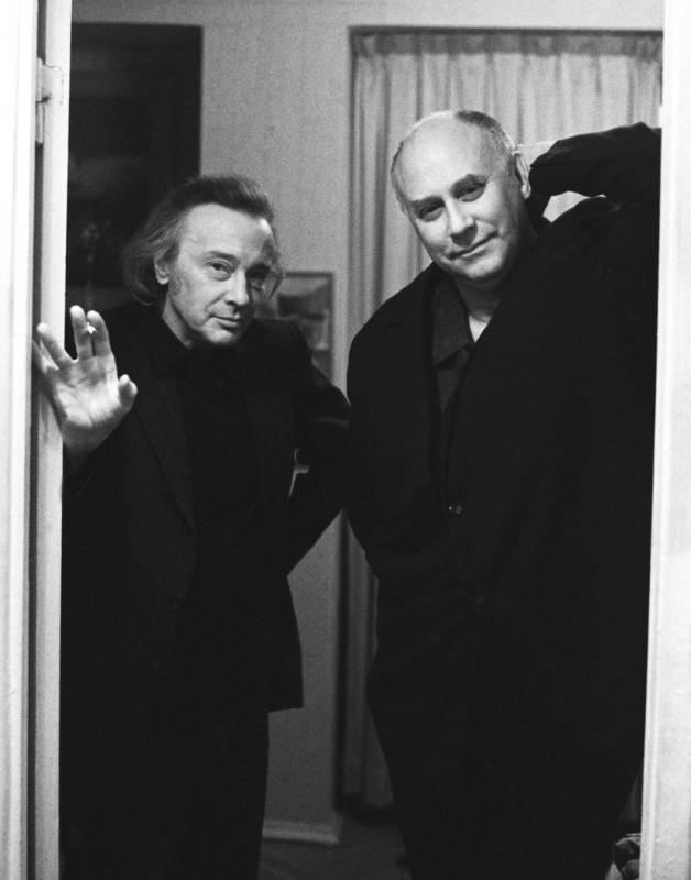 Dmitry Krasnopevtsev and Vladimir Weisberg at George Kostaki, 1977