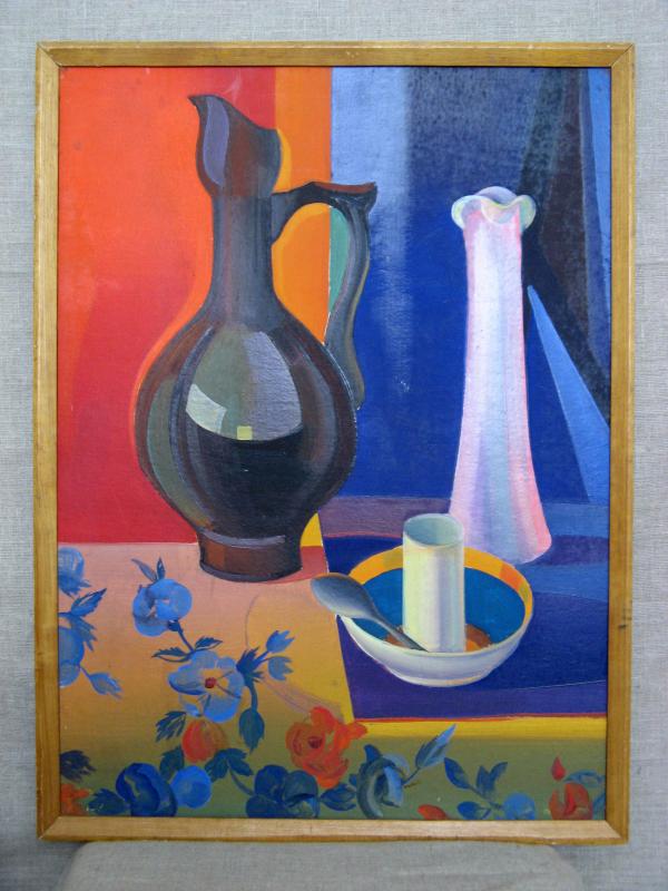 4.Натюрморт(70х50 кр.м 1974г)