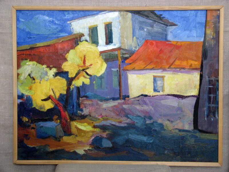 7.Ереванский дворик(60х80 х.м 1965г)