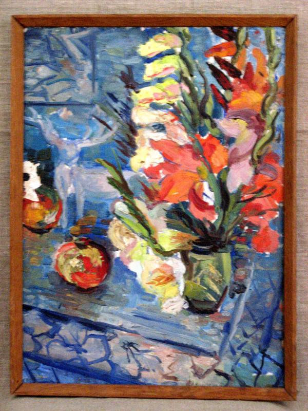 39.Гладиолусы (46,5х35 к.м 1972г)