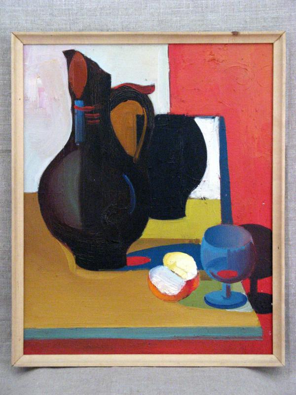 42.Натюрморт с зеркалом (50х40 х.м 1978г)