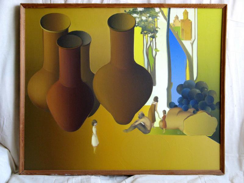 65.Моя семья. Осень (70х85 х.м 1990г)