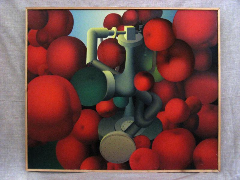 88.Kompozitsiya number 8. 
Voices of a series of wires (95h80 h.m 1995)