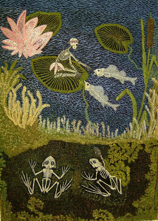 Картина "Костевочка"(Дюймовочка)="Thumbonelina" размер 50x70см