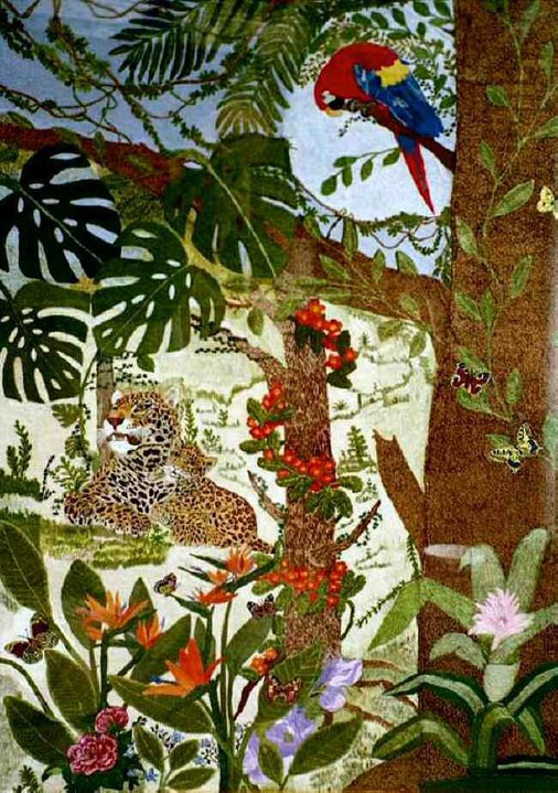 Картина называется "Джунгли"="The Jungles". размер 90x120см