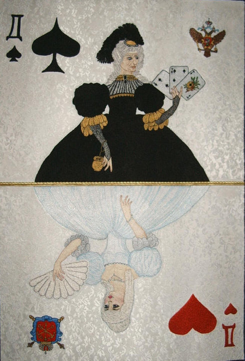 Картина "Пиковая Дама" по опере П.И.Чайковского. размер 70x100см