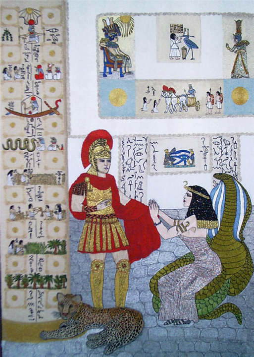 Картина "Клеопатра"="Cleopatra". размер 70x100см